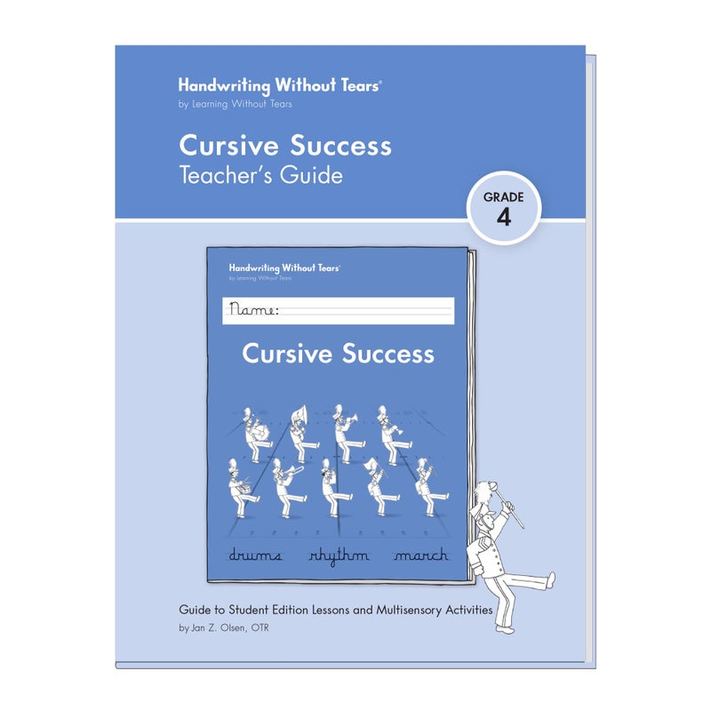 Learning Without Tears, Cursive Success Teacher's Guide, Age 9+, 4th Grade+, Handwriting Practice, School & Home, Language Arts, Tutoring, Sensory - Image 1